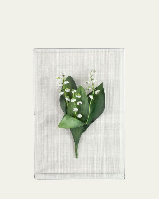 Lily of the Valley May Birth Flower Wall Art